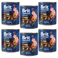 BRIT BY NATURE Mokré krmivo pre psov Bravčové mäso 6 x 800 g BRIT BY NATURE Mokré krmivo pre psov Bravčové mäso 6 x 800 g