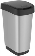 Nádoba na triedenie odpadu Rotho Twist, 25 l, strieborná, 1 priehradka Nádoba na triedenie odpadu Rotho Twist, 25 l, strieborná, 1 priehradka