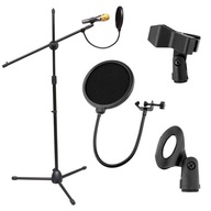 STOJAN NA MIKROFÓN STOJAN NA MIKROFÓN + POP FILTER STOJAN NA MIKROFÓN STOJAN NA MIKROFÓN + POP FILTER