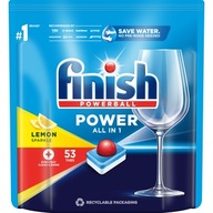 1x FINISH Power lemon tablety do umývačky riadu 53 ks.