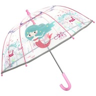 Detský dáždnik morská panna pre dievčatá