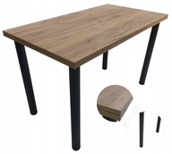 Stôl do jedálne, obývačky 100x60 dub remeselný/čierny