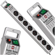 Predlžovací Power Strip Strieborný 8 zásuviek Kábel 2,5m BRENNENSTUHL Predlžovací Power Strip Strieborný 8 zásuviek Kábel 2,5m BRENNENSTUHL