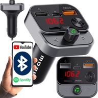 FM BLUETOOTH VYSIELAČ RÝCHLA NABÍJAČKA MP3 AUDIO 3x USB USB-C QC 3.0 FM BLUETOOTH VYSIELAČ RÝCHLA NABÍJAČKA MP3 AUDIO 3x USB USB-C QC 3.0