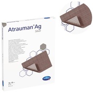 Atrauman AG 10x10cm obväz so striebrom 10 ks