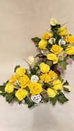 Kvety na hrob ZLOŽENIE FLOWERBOX + SET KYTICE