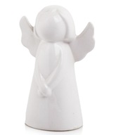 Keramická figúrka anjela Biely keramický anjel 15 cm Keramická figúrka anjela Biely keramický anjel 15 cm