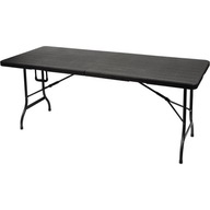 Skladací stôl Perel kempingový stôl čierny FP180W