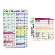Fritéza Cooking Times Chart Fritéza Magnetický Cheat Ona Fritéza Cooking Times Chart Fritéza Magnetický Cheat Ona