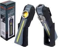 BATERKA DIELENSKÁ LAMPA COB LED 3V1 300LM HÁKOVÝ MAGNET STHOR BATERKA DIELENSKÁ LAMPA COB LED 3V1 300LM HÁKOVÝ MAGNET STHOR