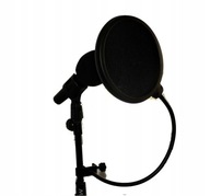 Dvojmembránový pop filter mikrofónu