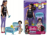 Opatrovateľka klubu Barbie Skipper - Súprava času spánku - 2 x bábika Mattel