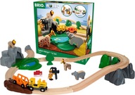 BRIO VEĽKÁ SAFARI SÚPRAVA DREVENÝ PODNÁK NA FÓRKU ZVIERATÁ + AKC 33960 BRIO VEĽKÁ SAFARI SÚPRAVA DREVENÝ PODNÁK NA FÓRKU ZVIERATÁ + AKC 33960
