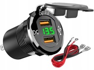 RÝCHLE NABÍJANIE 3.0 ZÁSUVKA USB NABÍJAČKA DO AUTOMOBILKU RÝCHLE NABÍJANIE 3.0 ZÁSUVKA USB NABÍJAČKA DO AUTOMOBILKU