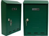 Zelená estetická poštová schránka