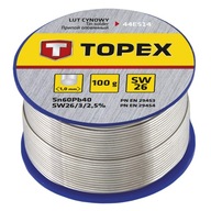 44E514 Cínová spájka 60% Sn, drôt 1,0 mm, 100 g 44E514 Cínová spájka 60% Sn, drôt 1,0 mm, 100 g