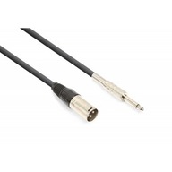 XLR signálový kábel (M) - Jack 6,3 mono 8 metrov XLR signálový kábel (M) - Jack 6,3 mono 8 metrov