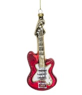 SKLENENÁ GUĽA NA VIANOČNÝ STROMČEK, ELEKTRICKÁ GITARA SKLENENÁ GUĽA NA VIANOČNÝ STROMČEK, ELEKTRICKÁ GITARA