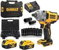 NÁRAZOVÝ KLÚČ DEWALT 1/2'' DCF891P2T + ZÁSUVKY