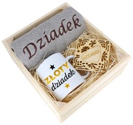 SKVELÝ DARČEK PRE DEDKA UTERÁK + KRABIČKA NA HRNKY SKVELÝ DARČEK PRE DEDKA UTERÁK + KRABIČKA NA HRNKY