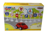 Sada dopravných značiek 16 auto prvkov Pilsan Sada dopravných značiek 16 auto prvkov Pilsan
