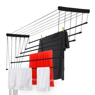 STROPNÝ SUŠIČ KÚPEĽŇOVÁ PRÁDLO 6 TYČ 130cm STROPNÝ SUŠIČ KÚPEĽŇOVÁ PRÁDLO 6 TYČ 130cm