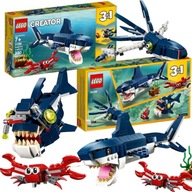 LEGO CREATOR 3V1 SÚPRAVA TEHEL MORSKÝCH TVOROV SHARK CRAB SQUID LEGO CREATOR 3V1 SÚPRAVA TEHEL MORSKÝCH TVOROV SHARK CRAB SQUID