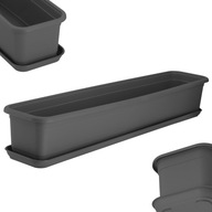 KADAX KVETINÁČ BALKÓNOVÁ KRABIČKA 80cm SO STOJ KADAX KVETINÁČ BALKÓNOVÁ KRABIČKA 80cm SO STOJ