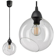 Závesná lampa Luster Sklenená guľa Transparent Závesná lampa Luster Sklenená guľa Transparent
