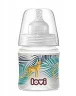 LOVI ANTIKOLICKÁ FĽAŠA NA MLIEČKO TRENDY JUNGLE VIBES 120ml MINI cumlík 0+ LOVI ANTIKOLICKÁ FĽAŠA NA MLIEČKO TRENDY JUNGLE VIBES 120ml MINI cumlík 0+