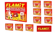 Biely grilovací podpal, 40 kociek FLAMIT, sada 10 ks Biely grilovací podpal, 40 kociek FLAMIT, sada 10 ks