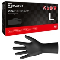 WORKSHOP rukavice BLACK MERCATOR ideall MOTO BLACK silne 100 ks veľ WORKSHOP rukavice BLACK MERCATOR ideall MOTO BLACK silne 100 ks veľ