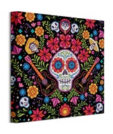 Obrazy na stenu Disney Coco Colorful Skull Obraz na plátne 40x40 cm Obrazy na stenu Disney Coco Colorful Skull Obraz na plátne 40x40 cm