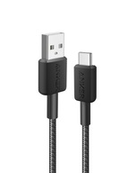 Kábel Anker 322 USB-A na USB-C 0,9m čierny Kábel Anker 322 USB-A na USB-C 0,9m čierny