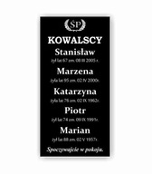 Náhrobná tabuľa Náhrobná tabuľa gravírovaná 90x45 Náhrobná tabuľa Náhrobná tabuľa gravírovaná 90x45