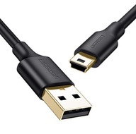 USB-miniUSB adaptérový kábel 480 Mbps 2m čierny