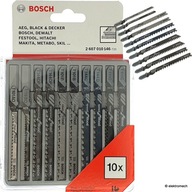 Kompletná sada 10 pílových listov BOSCH na drevo Kompletná sada 10 pílových listov BOSCH na drevo