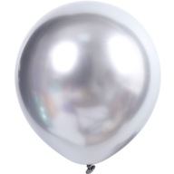 METALICKÉ balóny profesionálne STRIEBORNÉ 30cm 50 ks. METALICKÉ balóny profesionálne STRIEBORNÉ 30cm 50 ks.