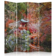 Obojstranná zástena, záhrada v japonskom štýle - 145x
