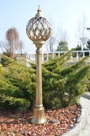 Stĺpik Záhradná lampa Čierne zlato SIRIUS F