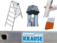 Obojstranný hliníkový rebrík Krause Dopplo 2x6