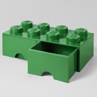 Lego zásuvka tehla 8 kontajner zelená 40061734