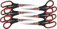 Kancelárske nožnice NOŽNICE 21CM ČIERNA NEREZ x6
