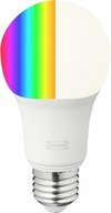 Inteligentná LED žiarovka E27 IKEA Tradfri RGB guľatá opálová