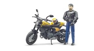 b Svetová figúrka motocyklistu na odnímateľnom puzdre DUCATI Scrambler BRUDER 63053 b Svetová figúrka motocyklistu na odnímateľnom puzdre DUCATI Scrambler BRUDER 63053