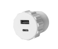 USB vstavaná nabíjačka SMARTT SM-716B WHITE