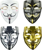 VENDETTA HACKEROVÁ MASKA 4 KUSY STRAŠIDLÁ PRE HALLOWEENSKÝ KOSTÝM VENDETTA HACKEROVÁ MASKA 4 KUSY STRAŠIDLÁ PRE HALLOWEENSKÝ KOSTÝM