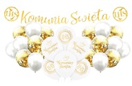 Communion Balloons Sada balónov Communion IHS banner Dekorácie Communion Communion Balloons Sada balónov Communion IHS banner Dekorácie Communion