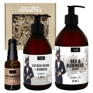 LaQ Men's Set Doberman Gel 500 ml šampónový olej