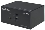 HDMI/USB KVM prepínač 2x1 duálny monitor 4K*30Hz HDMI/USB KVM prepínač 2x1 duálny monitor 4K*30Hz